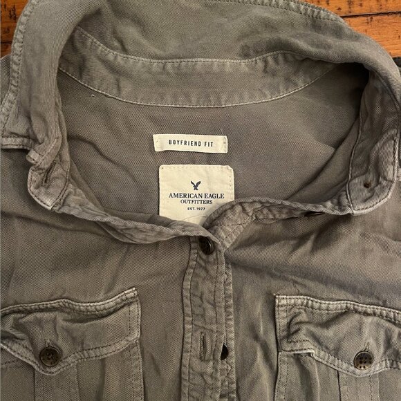 Boyfriend Fit Button-Down Shirt - Picture 6 of 6